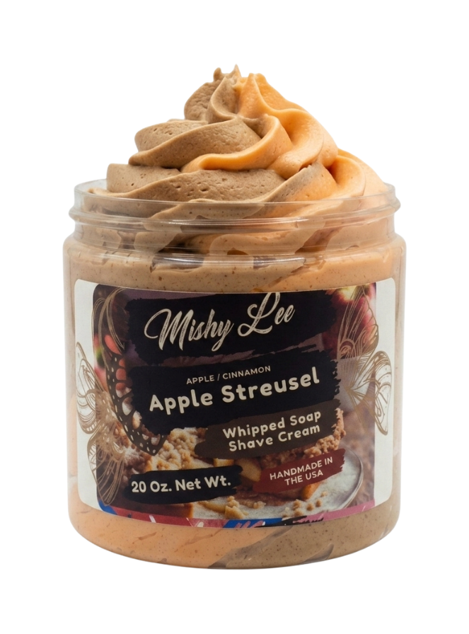 Apple Streusel Whipped Soap and Shave Cream Mishy Lee Boutique