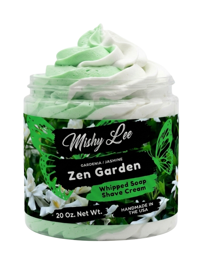 Zen Garden Whipped Soap and Shave Cream Mishy Lee Boutique