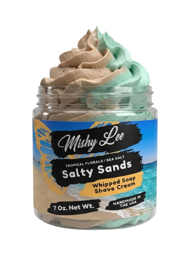 Salty Sands Whipped Soap and Shave Cream Mishy Lee Boutique
