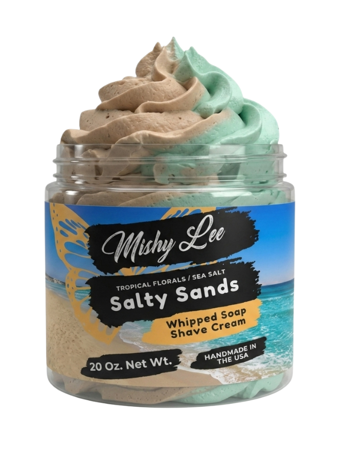 Salty Sands Whipped Soap and Shave Cream Mishy Lee Boutique