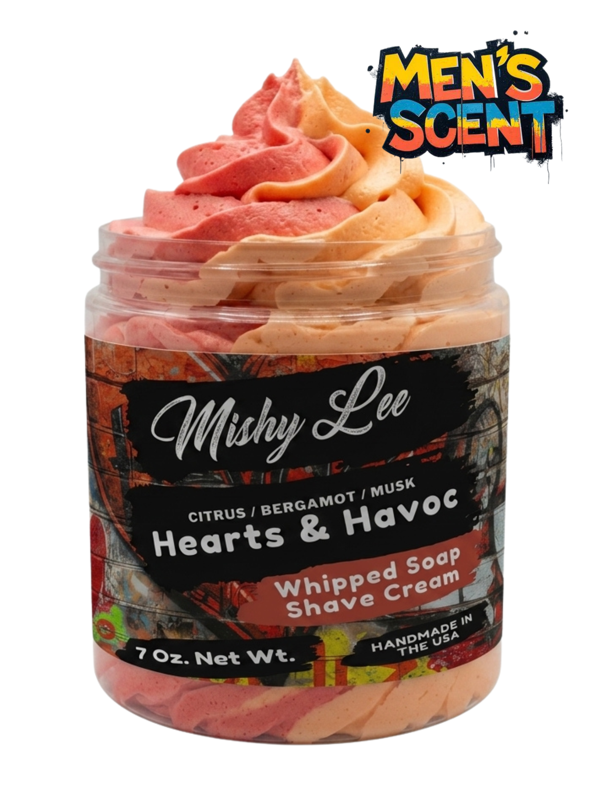 Hearts & Havoc Men's Whipped Soap and Shave Cream Mishy Lee Boutique