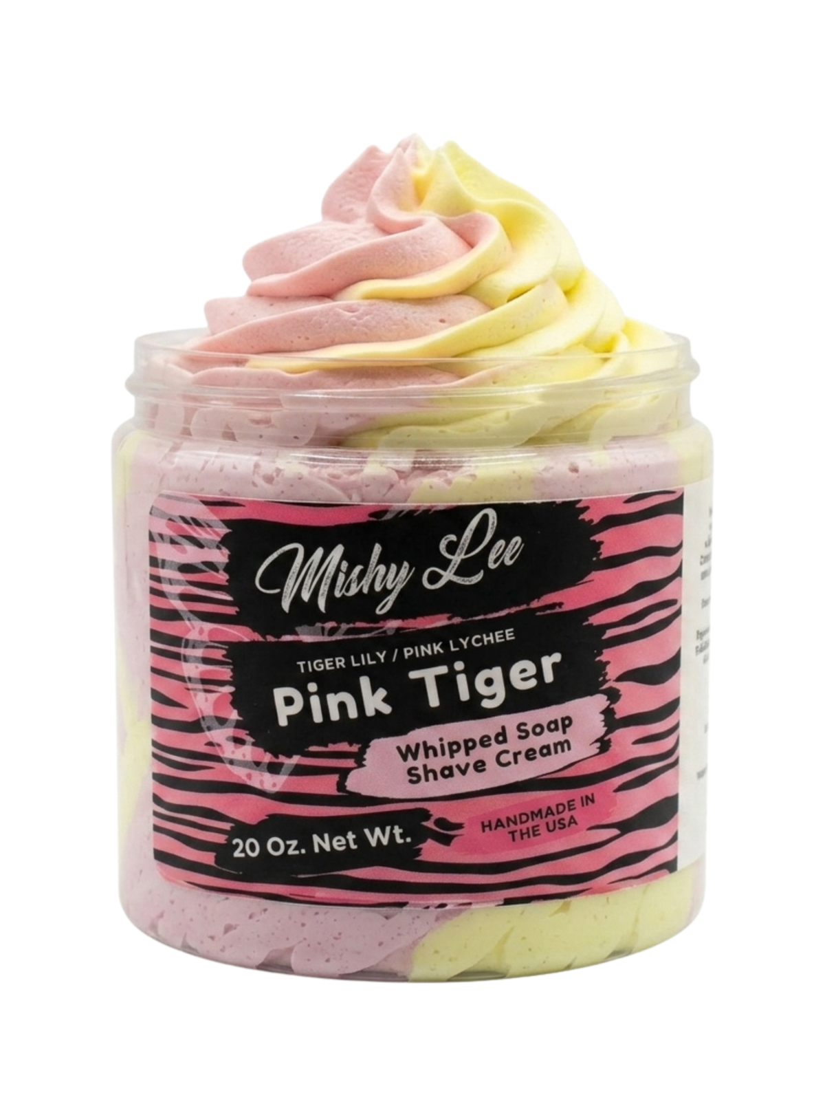 Pink Tiger Whipped Soap and Shave Cream Mishy Lee Boutique
