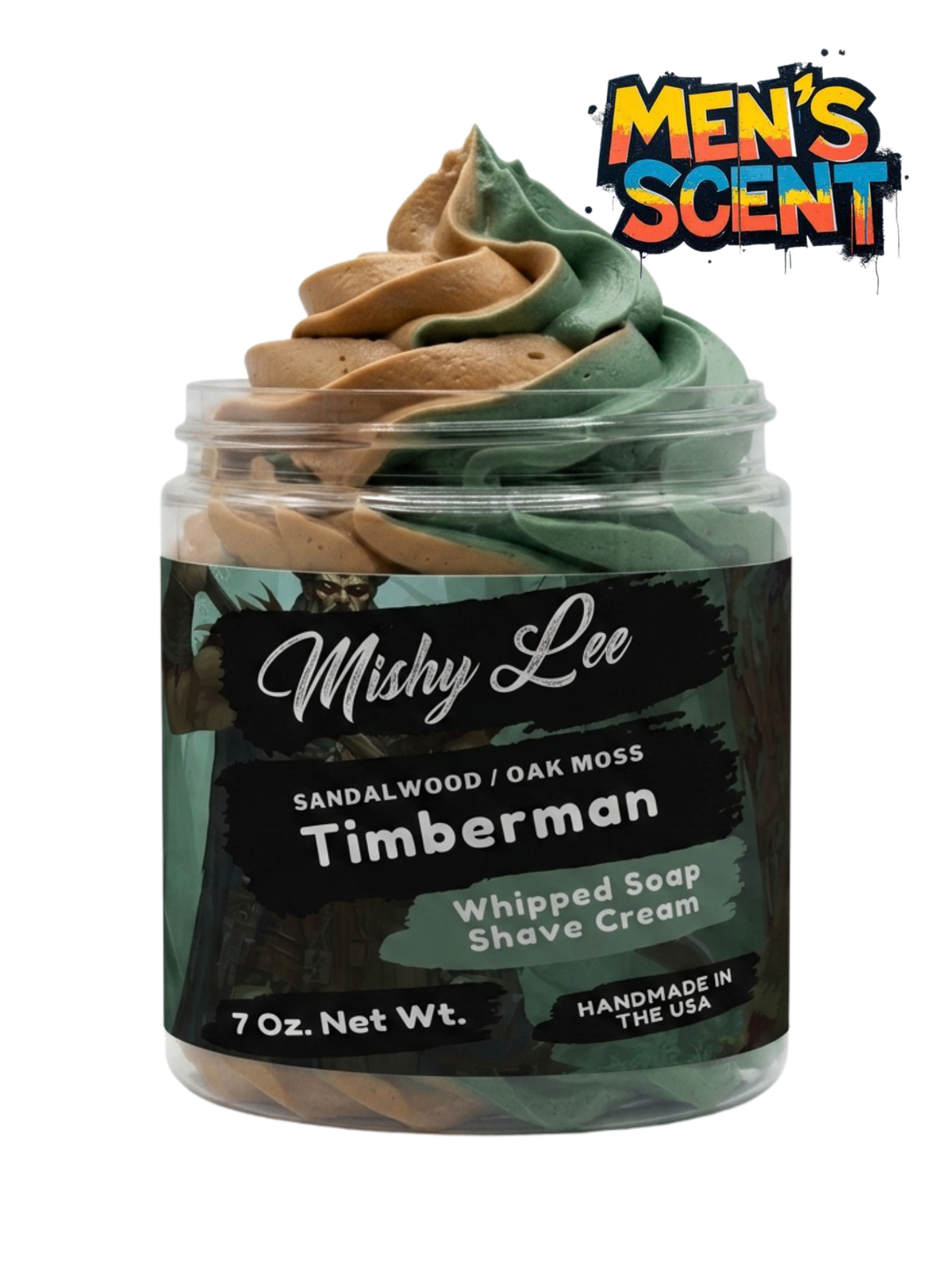 Timberman Men's Whipped Soap and Shave Cream Mishy Lee Boutique