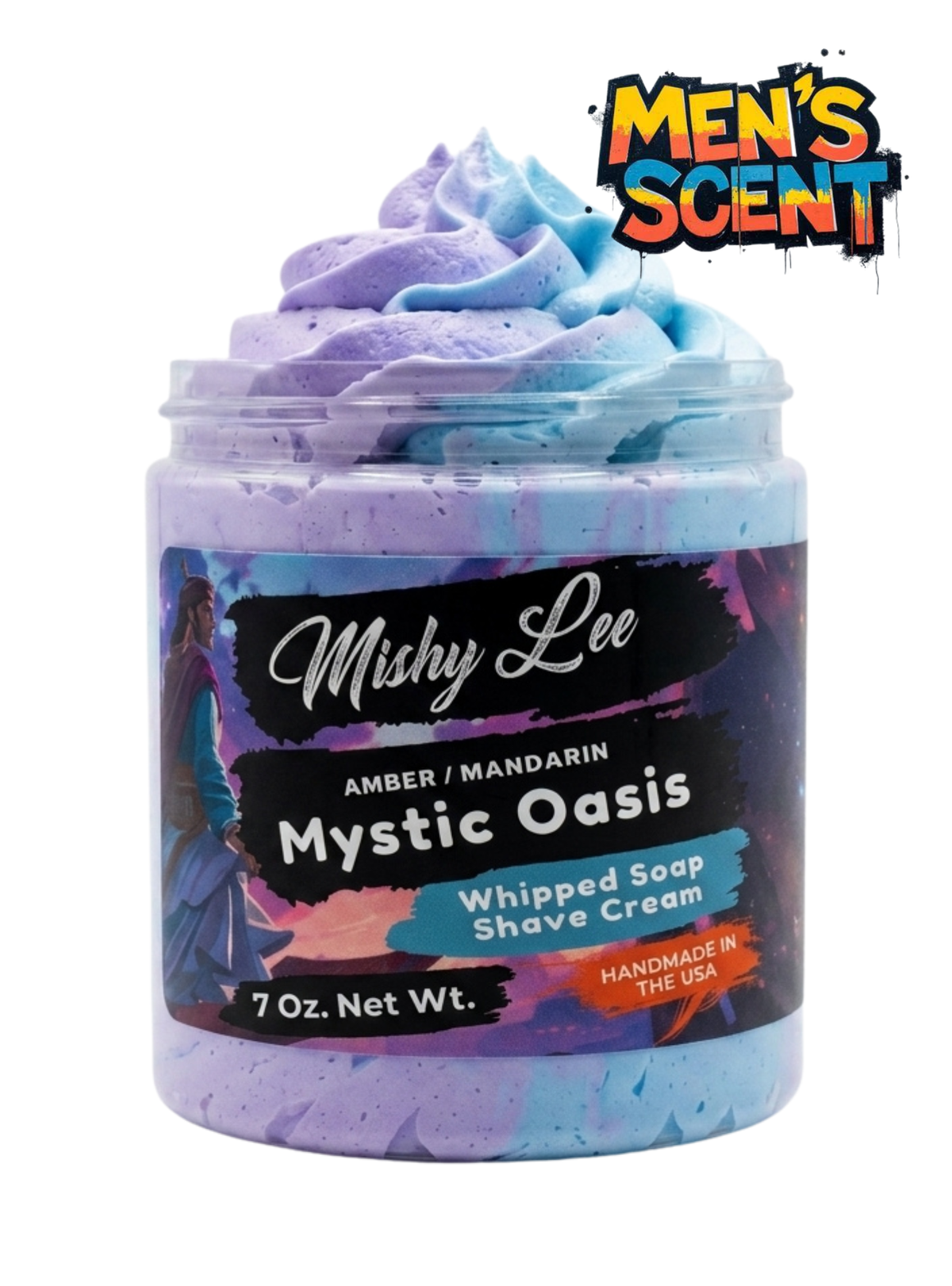 Mystic Oasis Men's Whipped Soap and Shave Cream Mishy Lee Boutique
