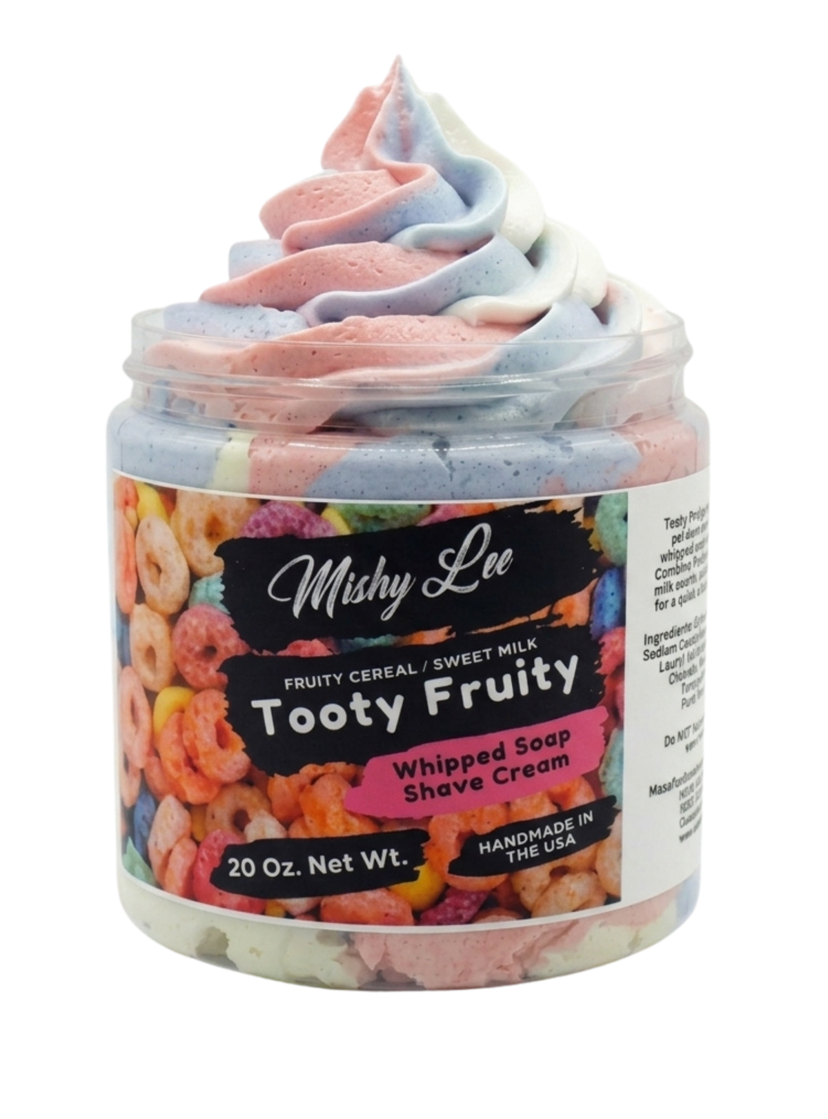 Tooty Fruity Whipped Soap and Shave Cream Mishy Lee Boutique