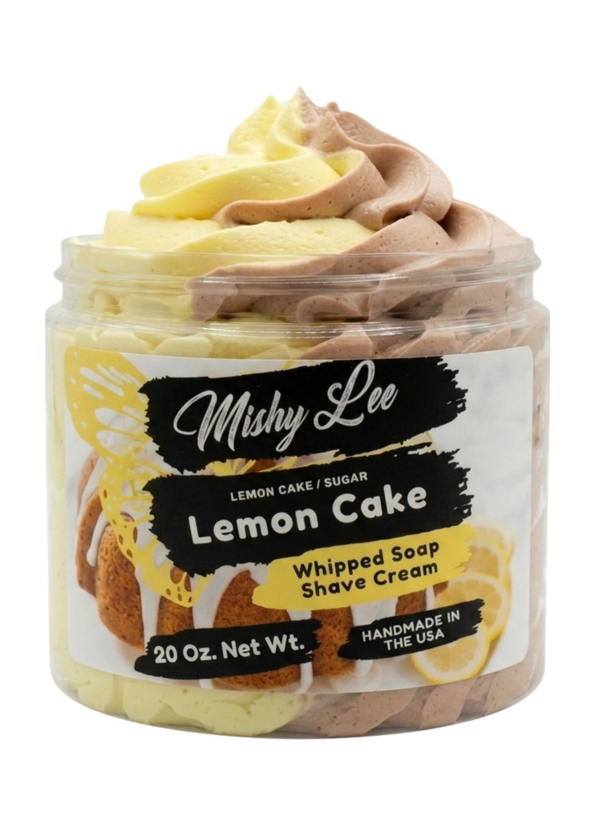 Lemon Cake Whipped Soap and Shave Cream Mishy Lee Boutique