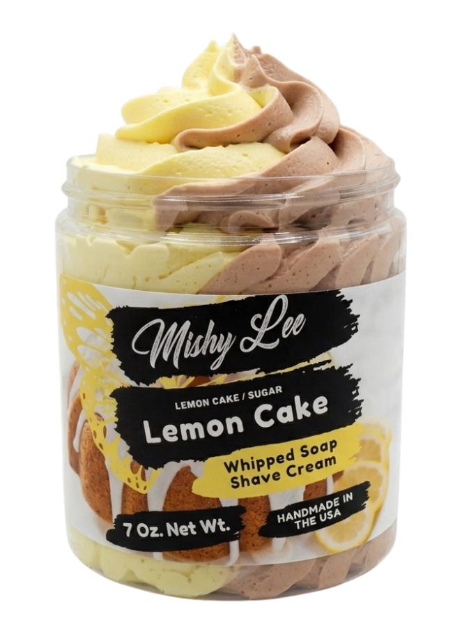 Lemon Cake Whipped Soap and Shave Cream Mishy Lee Boutique
