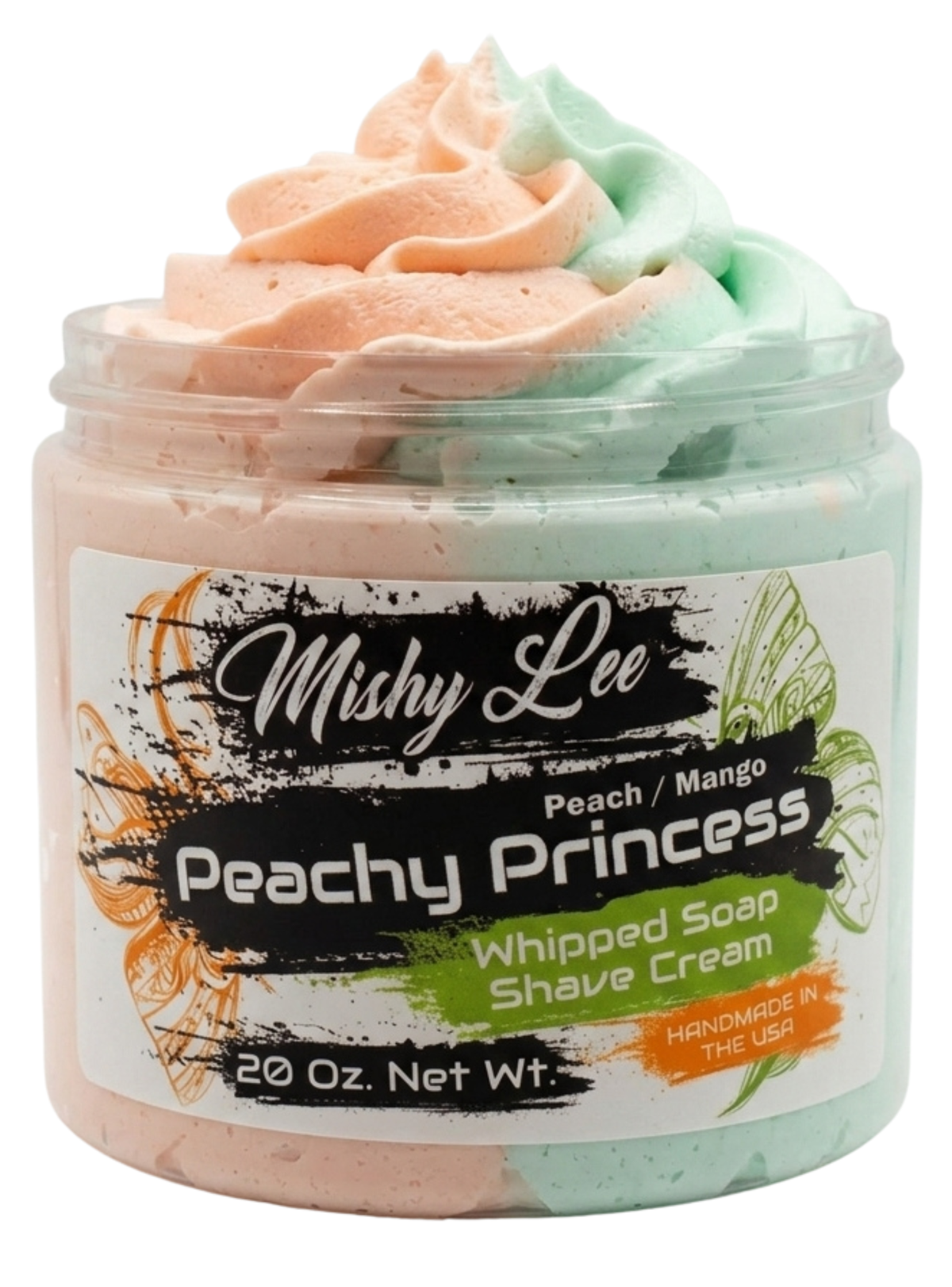 Peachy Princess Whipped Soap and Shave Cream Mishy Lee Boutique