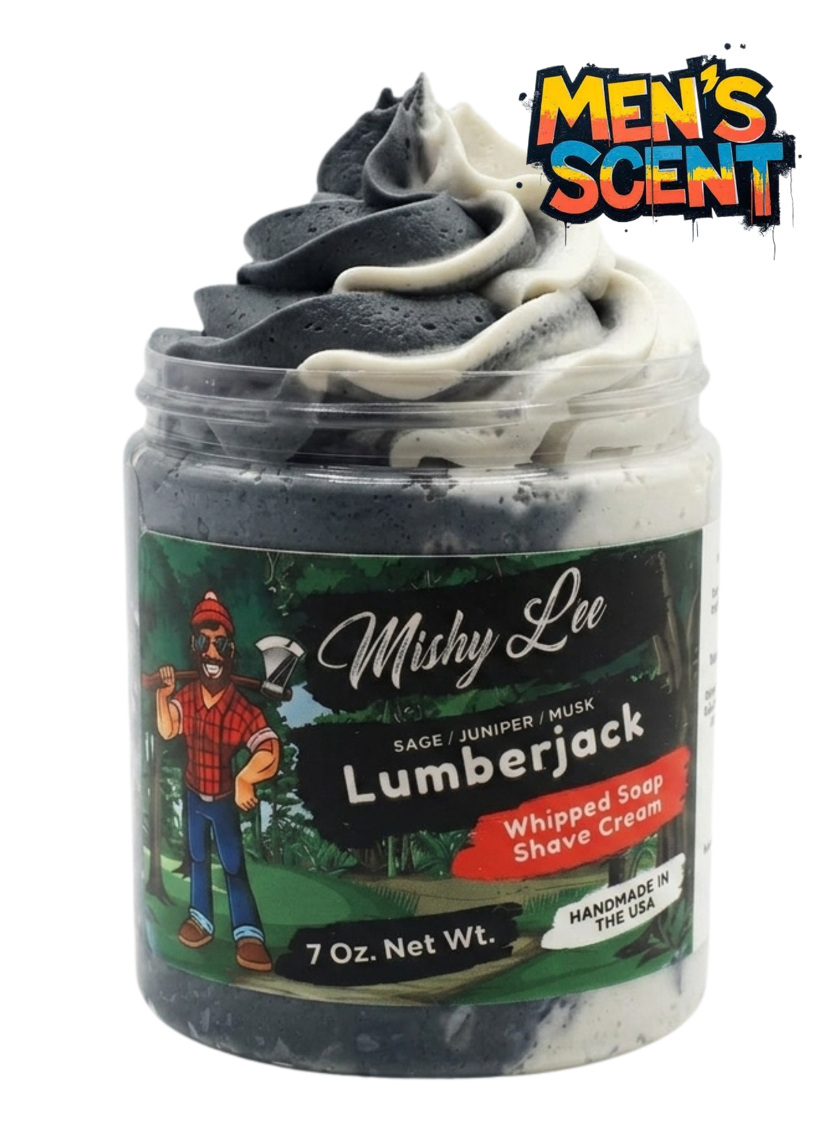 Lumberjack Men's Whipped Soap and Shave Cream Mishy Lee Boutique