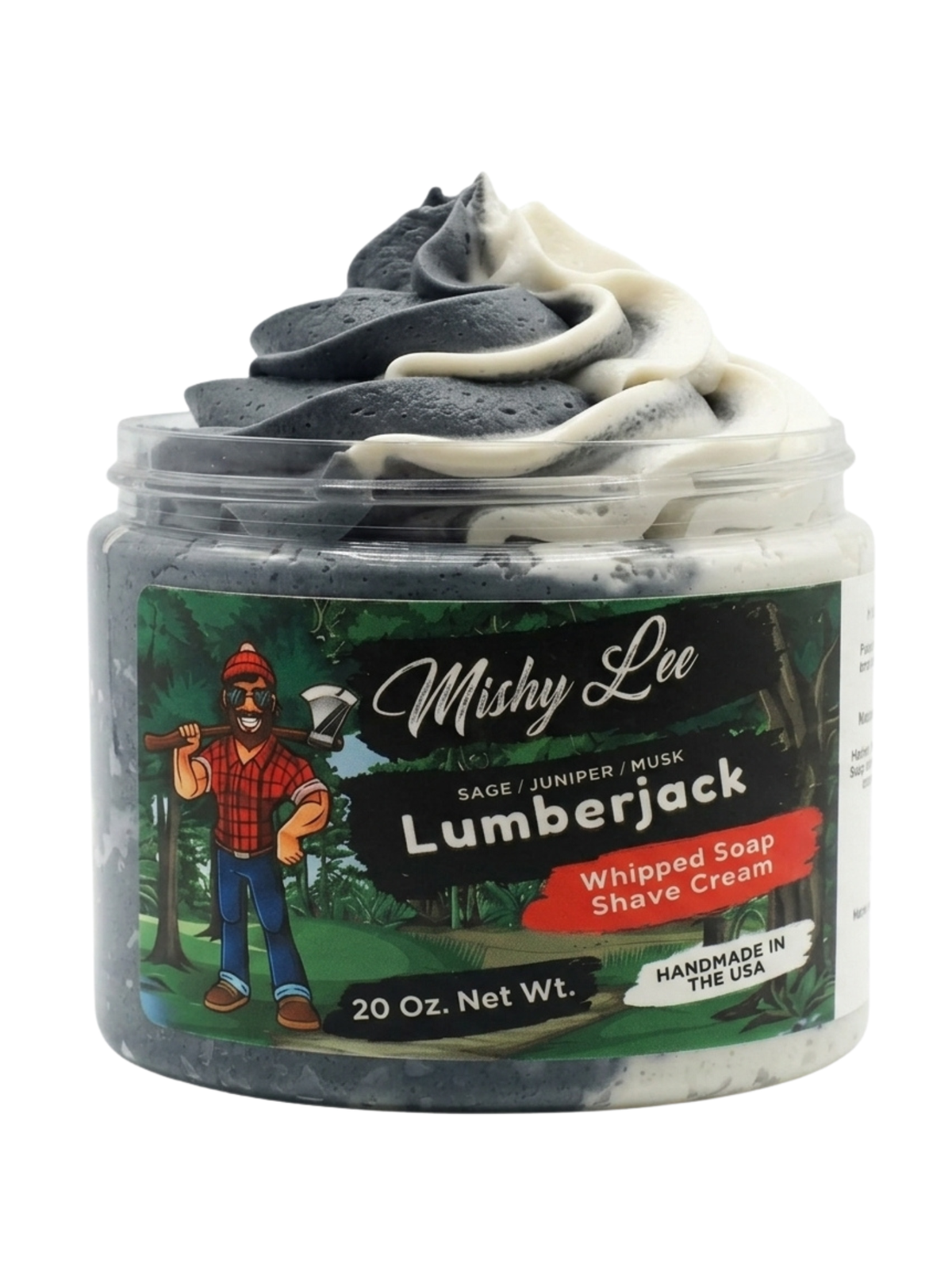 Lumberjack Men's Whipped Soap and Shave Cream Mishy Lee Boutique