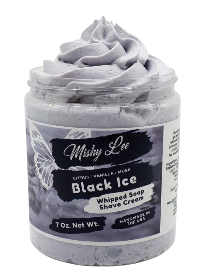 Black Ice Men's Whipped Soap and Shave Cream Mishy Lee Boutique