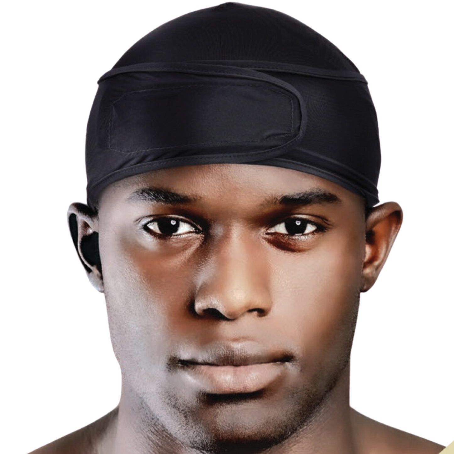 Mr. Durag Spandex Velcro Compress Wave Cap, 1 Count, Black Annie International, Inc.