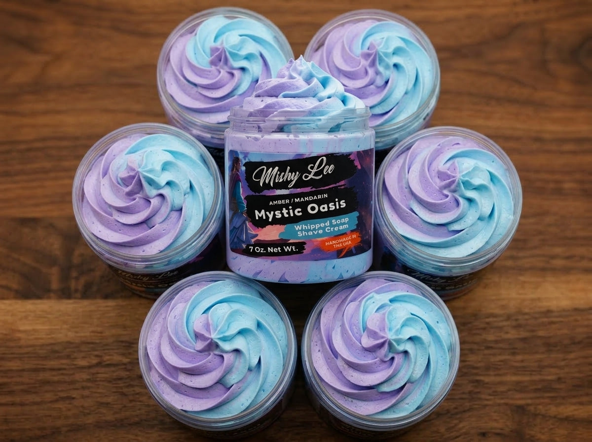 Mystic Oasis Men's Whipped Soap and Shave Cream Mishy Lee Boutique