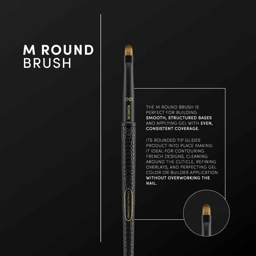 Nail Art Brush - M Round Lunali Nail Supply