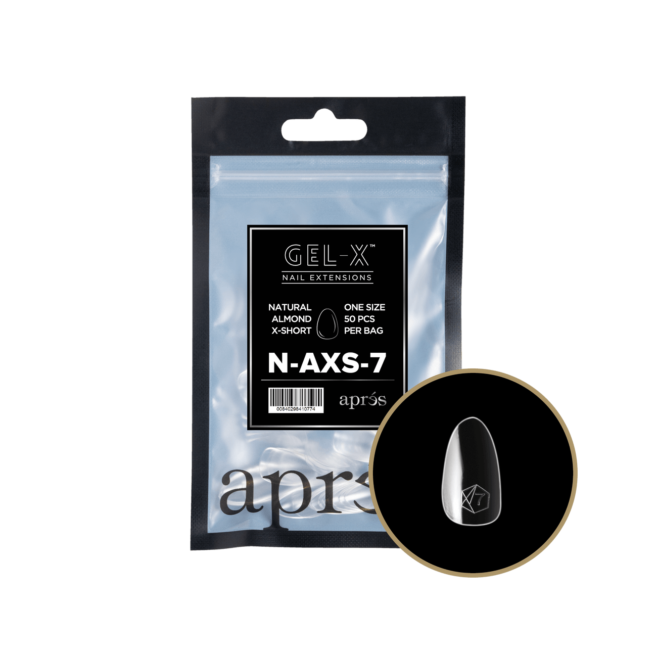 Gel-X Natural Almond Extra Short 2.0 Refill Bag Lunali Nail Supply