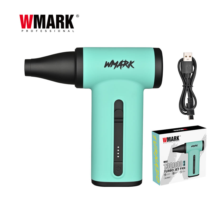 WMARK MINI JET TURBO AIR DUSTER - BLUE (#NG-TB001) N.O.S. Barber Supply