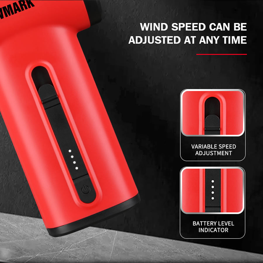 WMARK MINI JET TURBO AIR DUSTER - BLACK (#NG-TB001) N.O.S. Barber Supply