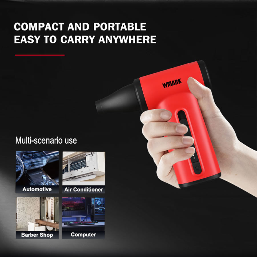 WMARK MINI JET TURBO AIR DUSTER - RED (#NG-TB001) N.O.S. Barber Supply