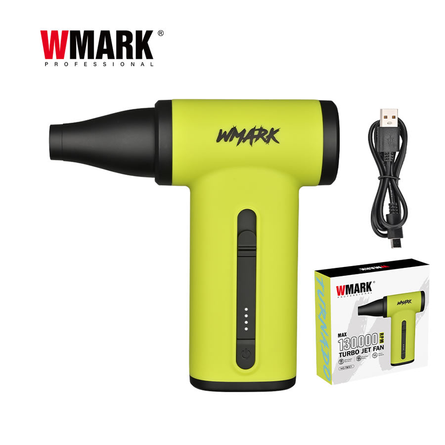 WMARK MINI JET TURBO AIR DUSTER - GREEN (#NG-TB001) N.O.S. Barber Supply