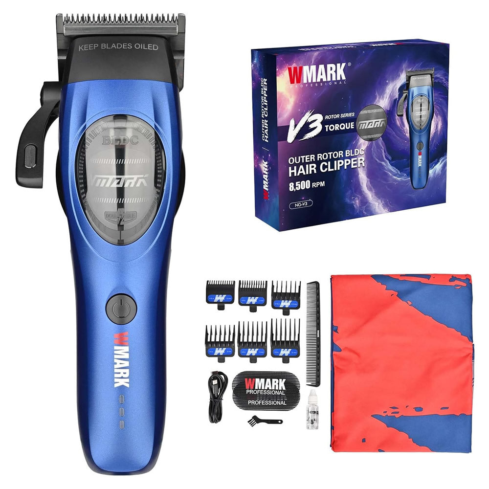 WMARK OUTER ROTOR BLDC CLIPPER (#NG-V3SET) N.O.S. Barber Supply