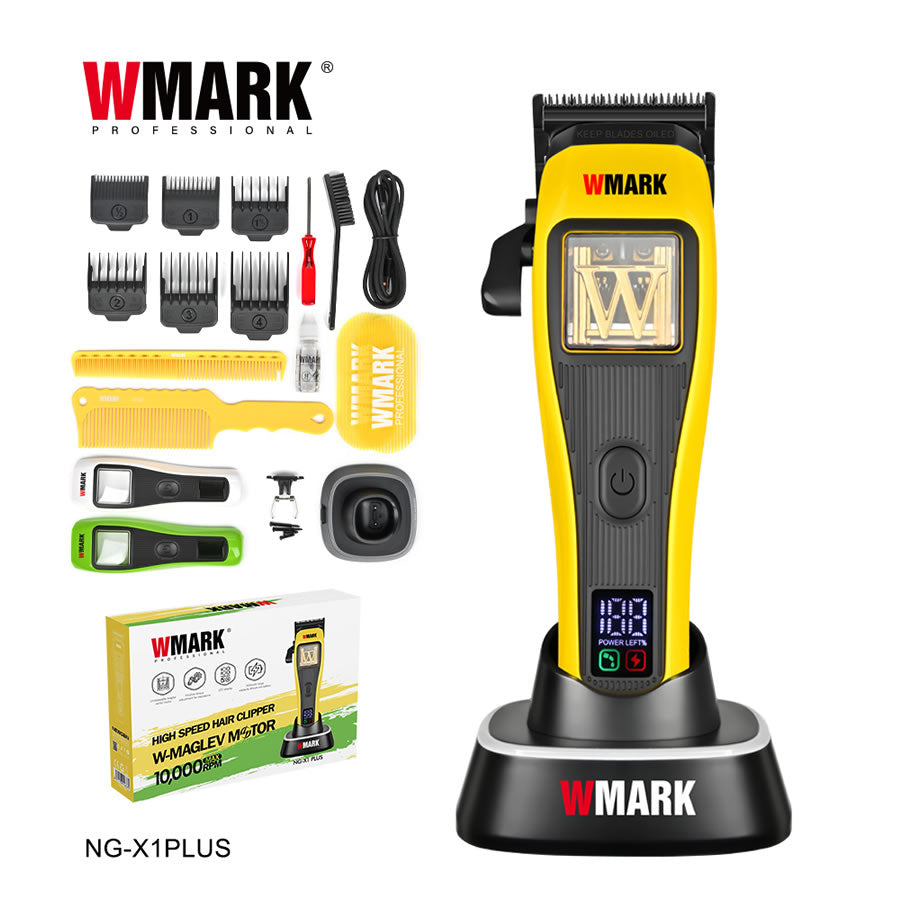 WMARK PLUS VECTOR MOTOR CLIPPER (#NG-X1PLUS) N.O.S. Barber Supply