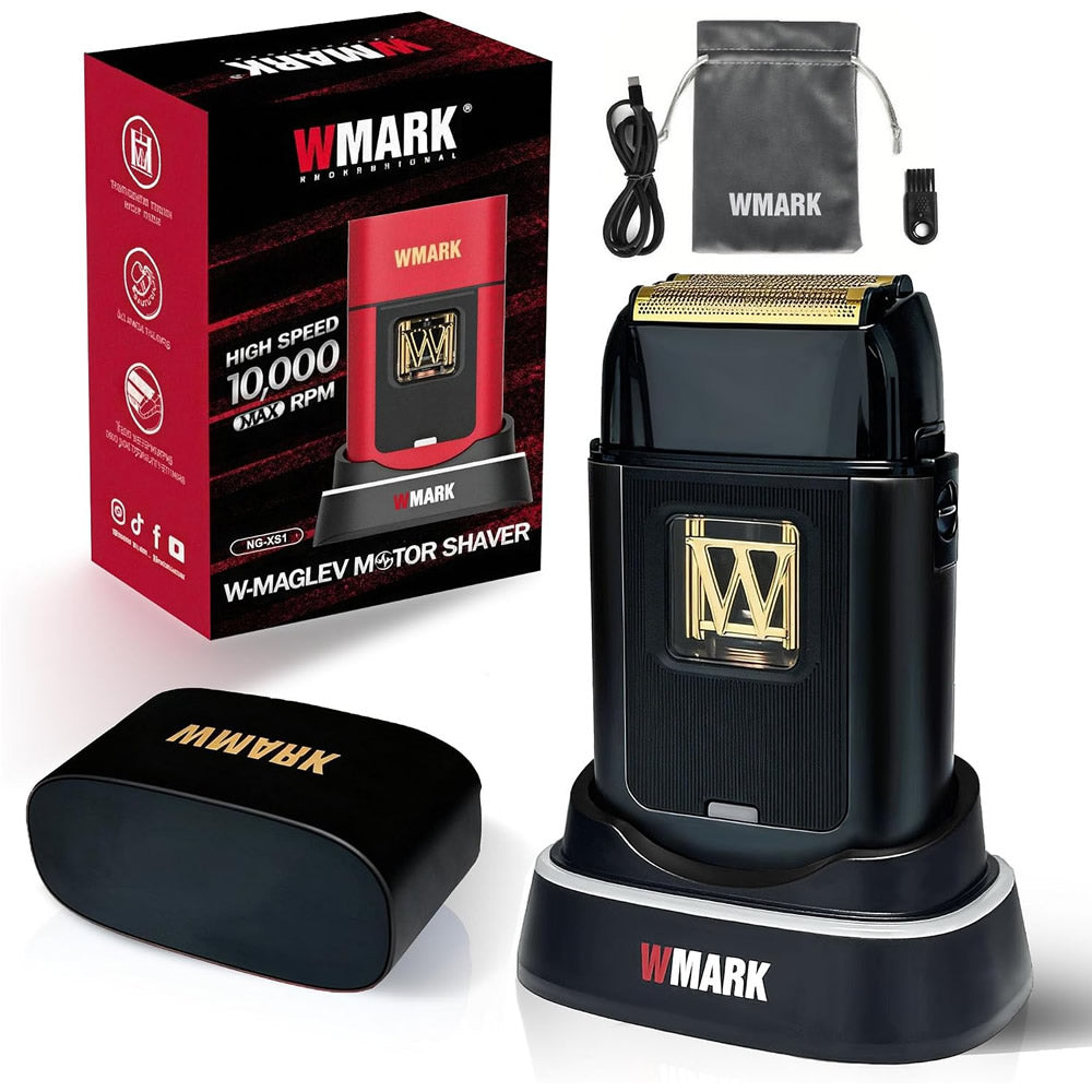 WMARK VECTOR MOTOR SHAVER - BLACK (#NG-XS1) N.O.S. Barber Supply