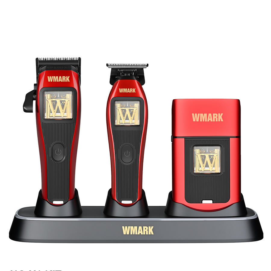 WMARK VECTOR MOTOR 3PC BARBER KIT (#NG-X1KIT) N.O.S. Barber Supply