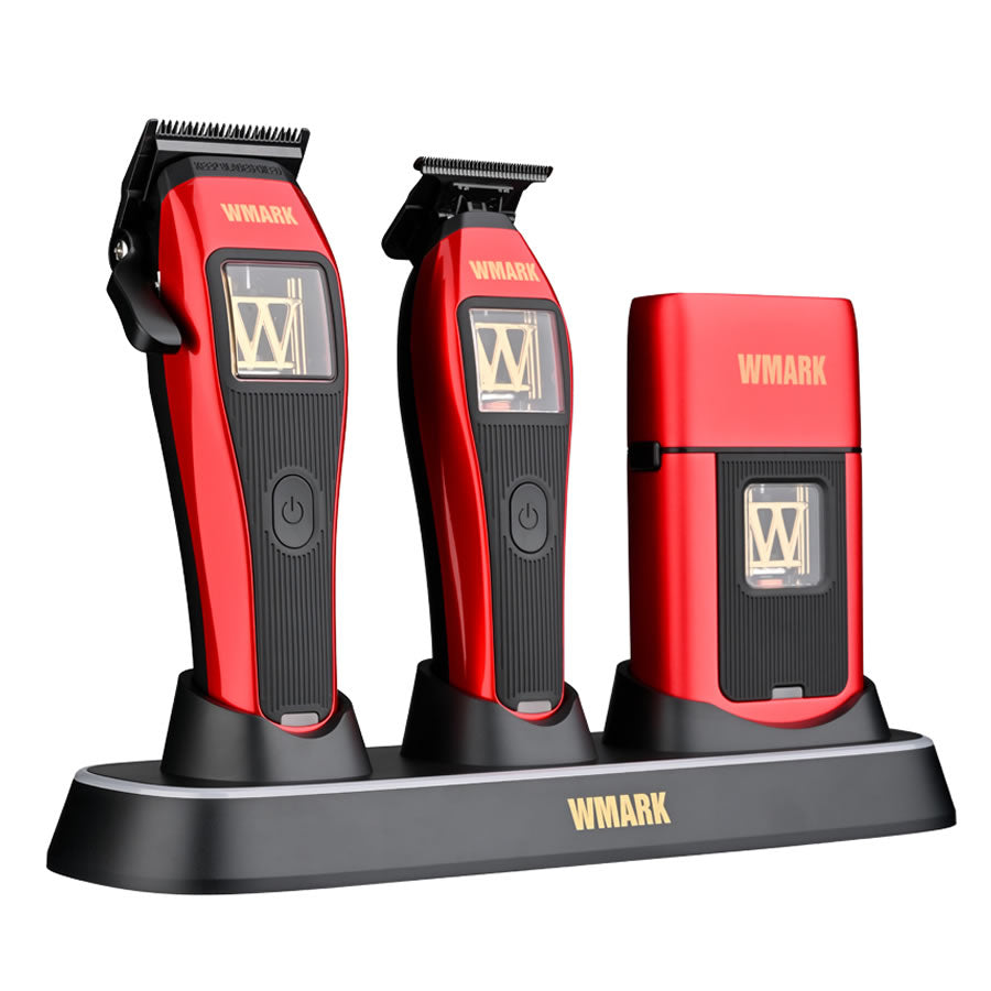 WMARK VECTOR MOTOR 3PC BARBER KIT (#NG-X1KIT) N.O.S. Barber Supply