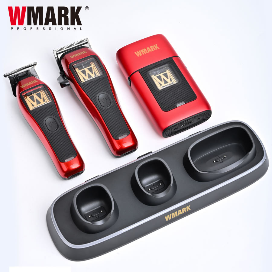 WMARK VECTOR MOTOR 3PC BARBER KIT (#NG-X1KIT) N.O.S. Barber Supply