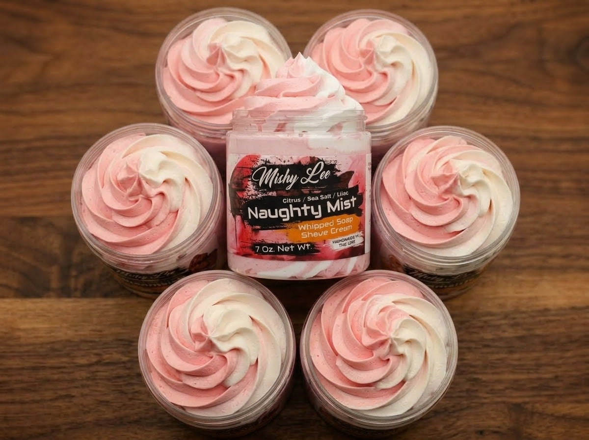Naughty Mist Whipped Soap and Shave Cream Mishy Lee Boutique