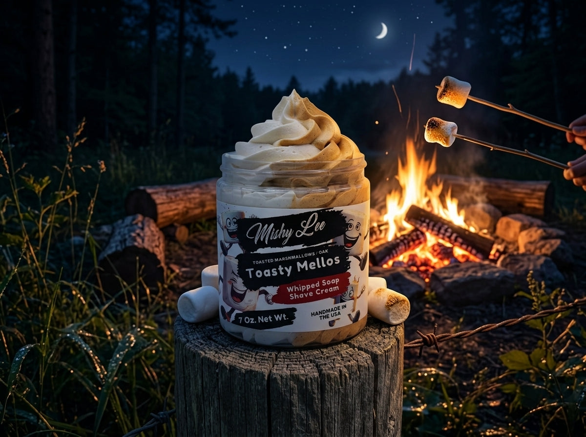 Toasty Mellos Whipped Soap and Shave Cream Mishy Lee Boutique