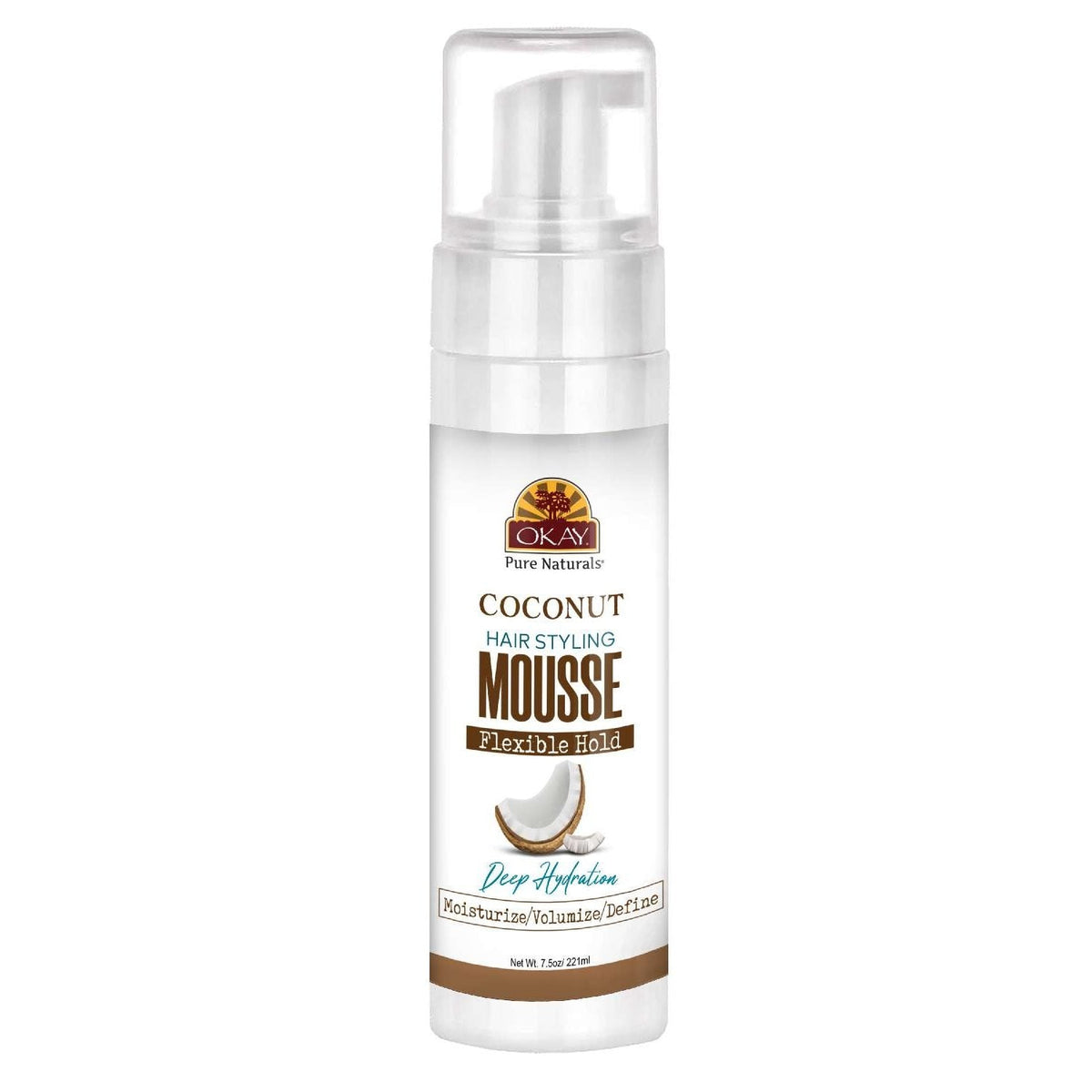 Okay Coconut Hair Styling Mousse 7.5 Oz My Beauty Site Pro