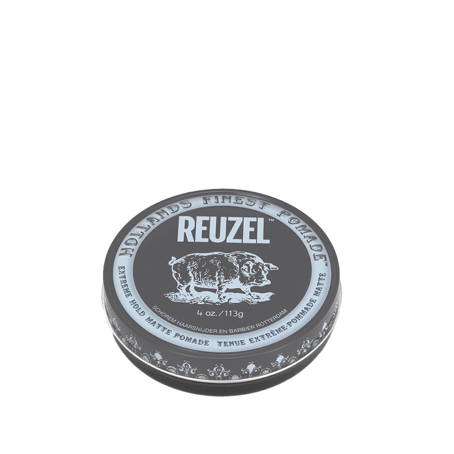 Reuzel Extreme Hold Matte Pomade for Strong Hold Hair Styling - 113g Beauty Care Bag