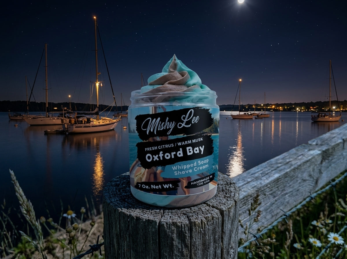 Oxford Bay Men's Whipped Soap and Shave Cream Mishy Lee Boutique