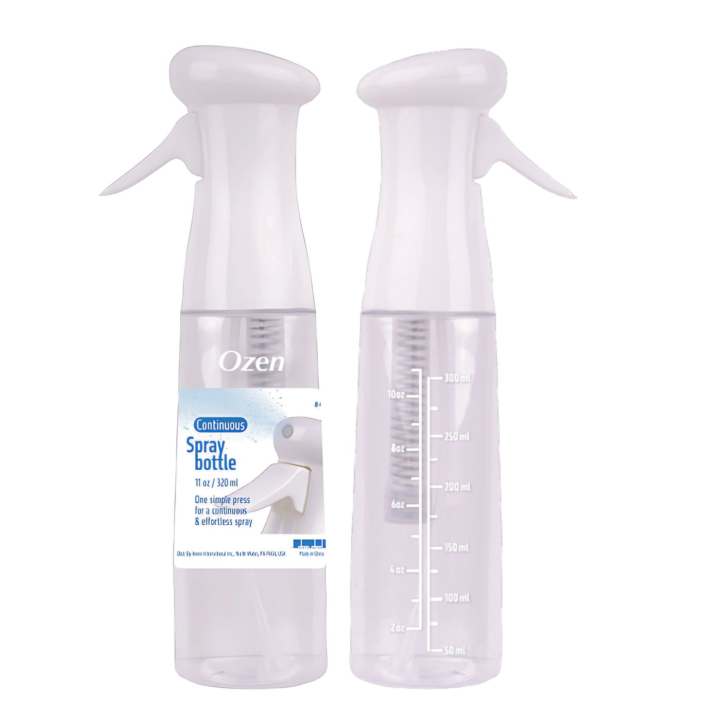 Ozen Continuous Spray Bottle 11oz, 1 Count, Clear Annie International, Inc.