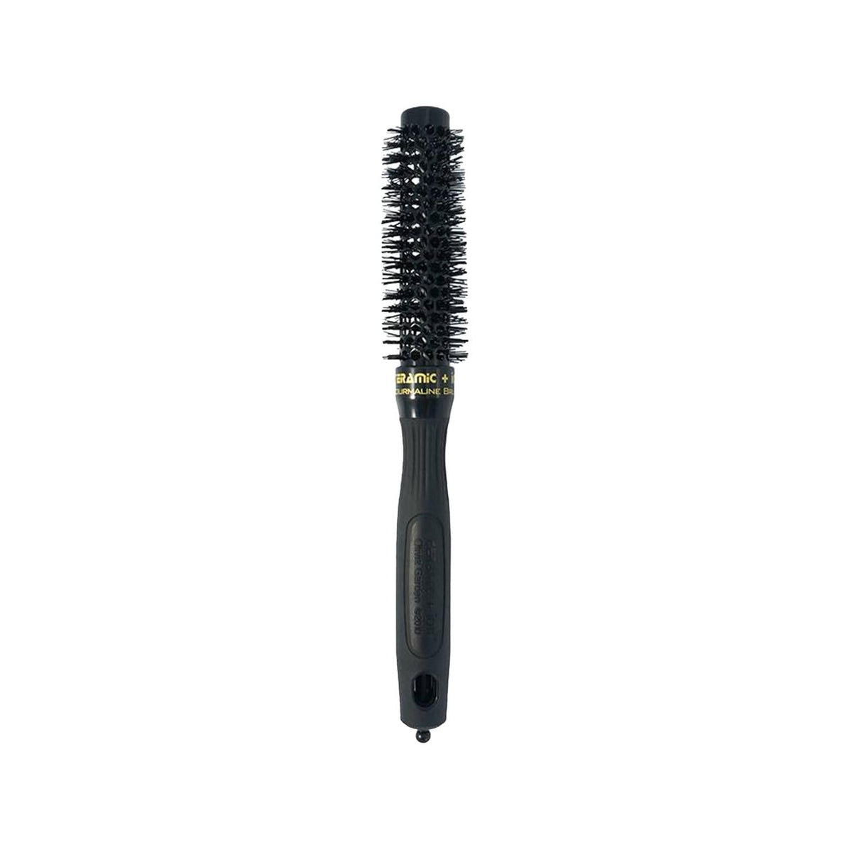 Olivia Garden Expert Blowout Shine Black Hair Brush 20mm - Professional Blowout Brush for Smoothing and Styling Beauty Care Bag