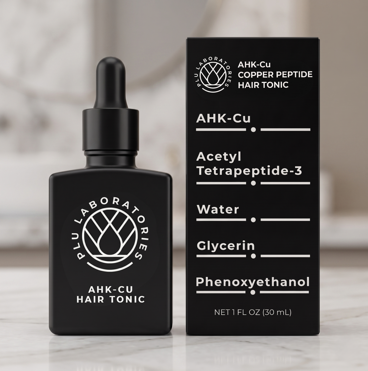 AHK-Cu | Copper Peptide Hair Tonic for Fuller-Looking Hair PLU Laboratories