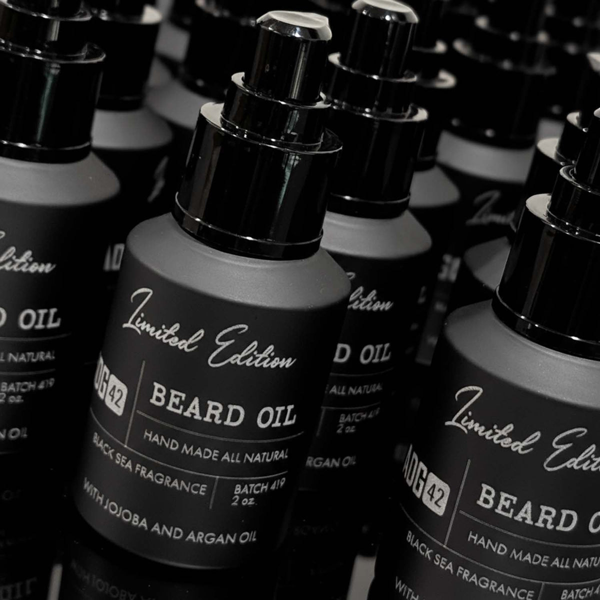 ADG42 All-Natural Premium Beard Oil - Black Sea Active Doodie Gear­®