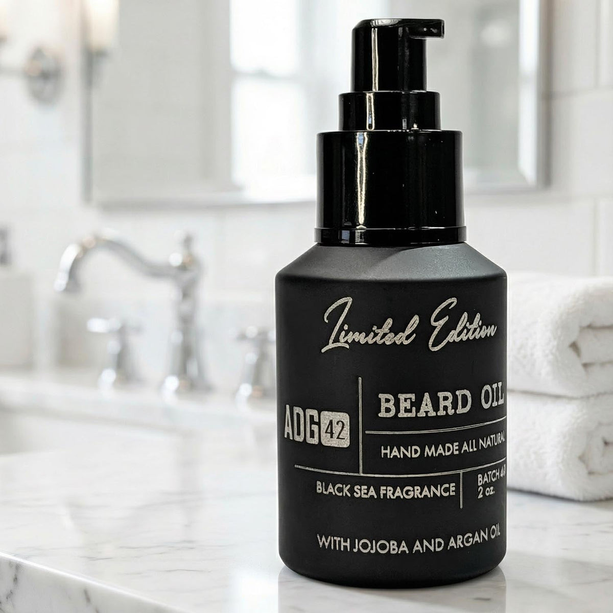 ADG42 All-Natural Premium Beard Oil - Black Sea Active Doodie Gear­®