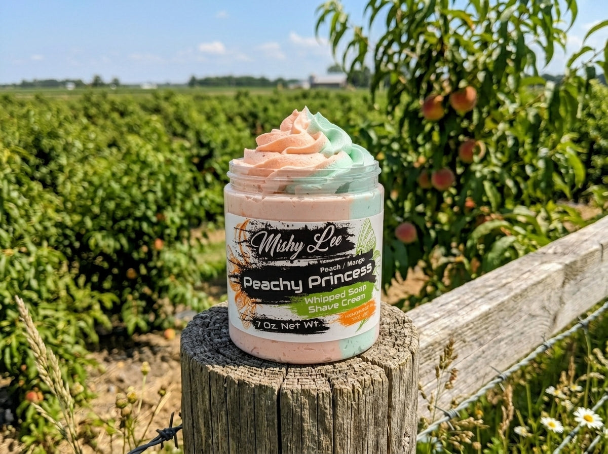 Peachy Princess Whipped Soap and Shave Cream Mishy Lee Boutique