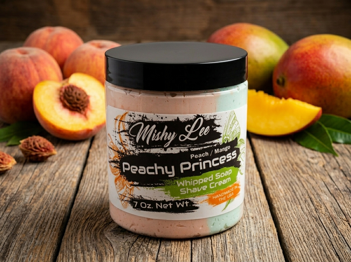 Peachy Princess Whipped Soap and Shave Cream Mishy Lee Boutique