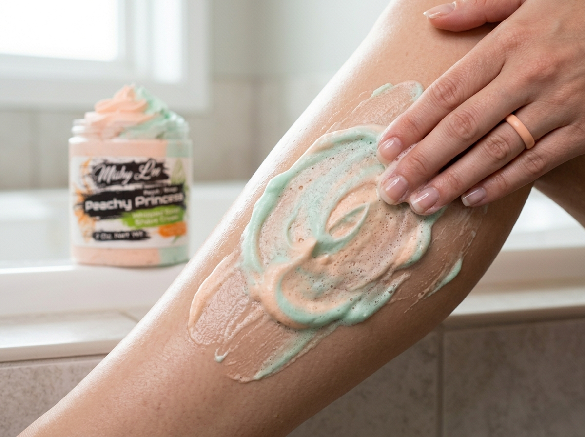 Peachy Princess Whipped Soap and Shave Cream Mishy Lee Boutique