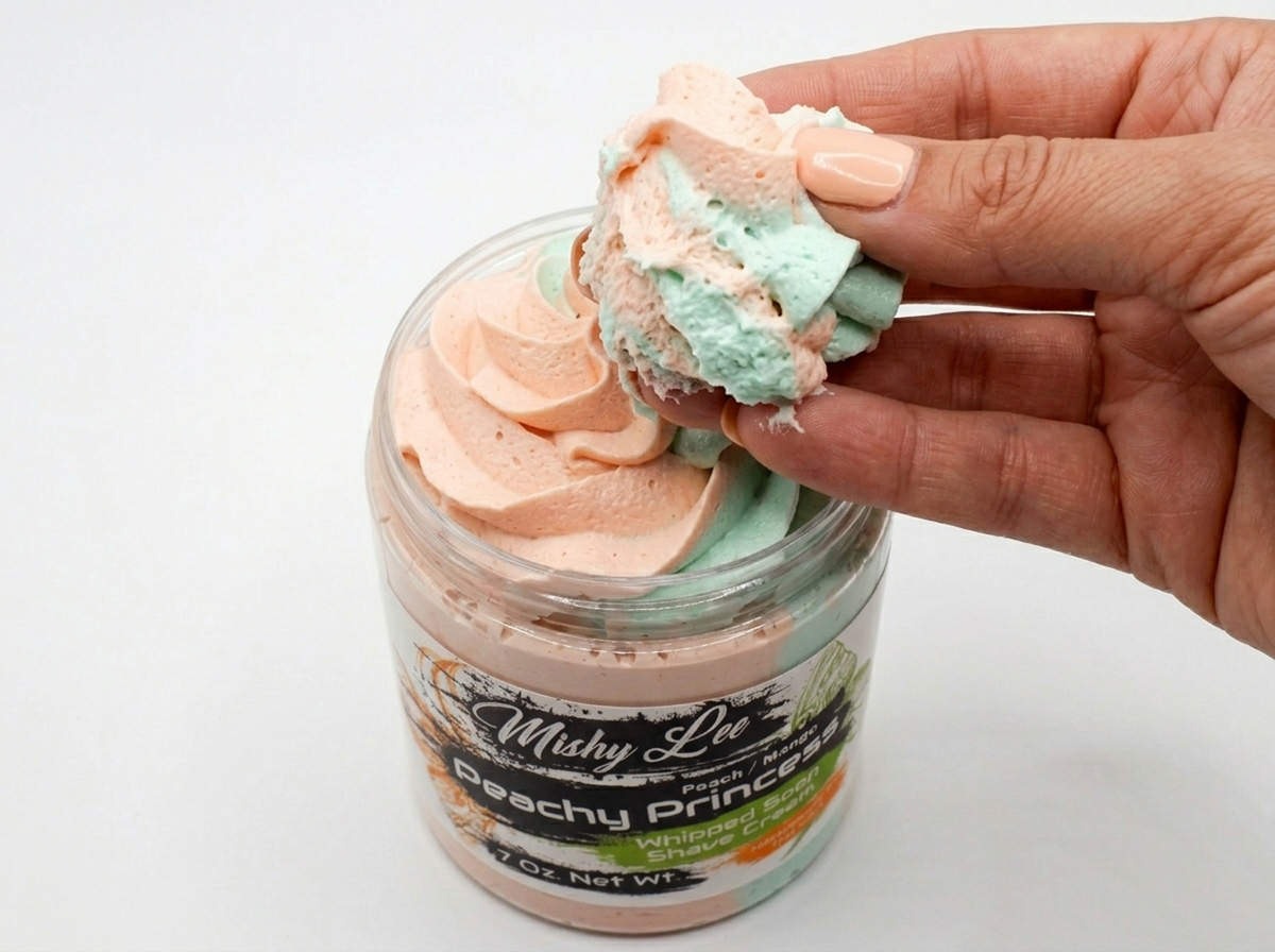 Peachy Princess Whipped Soap and Shave Cream Mishy Lee Boutique