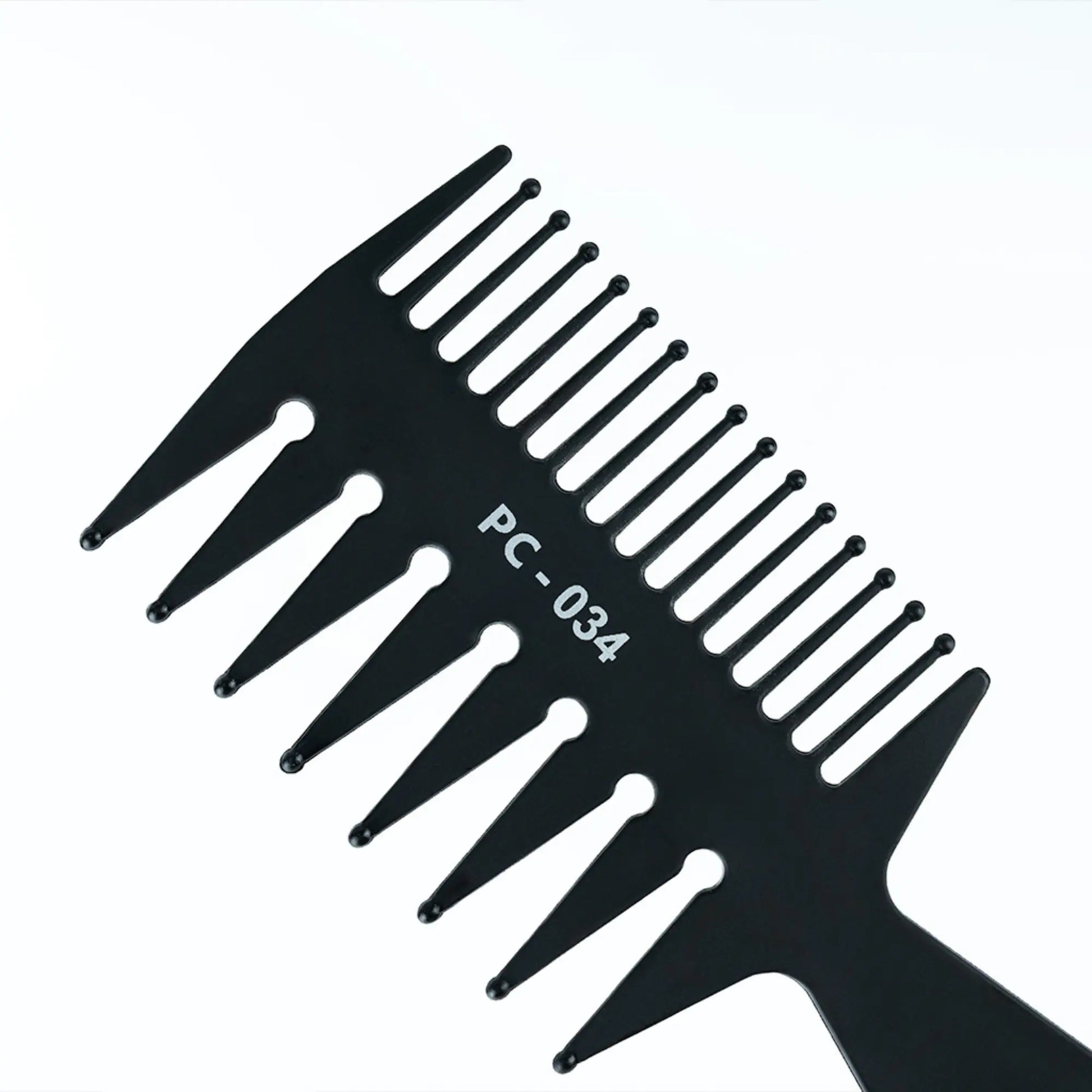 Percu Carbon Wide Tooth Comb #PC-034 Vip Barber Supply