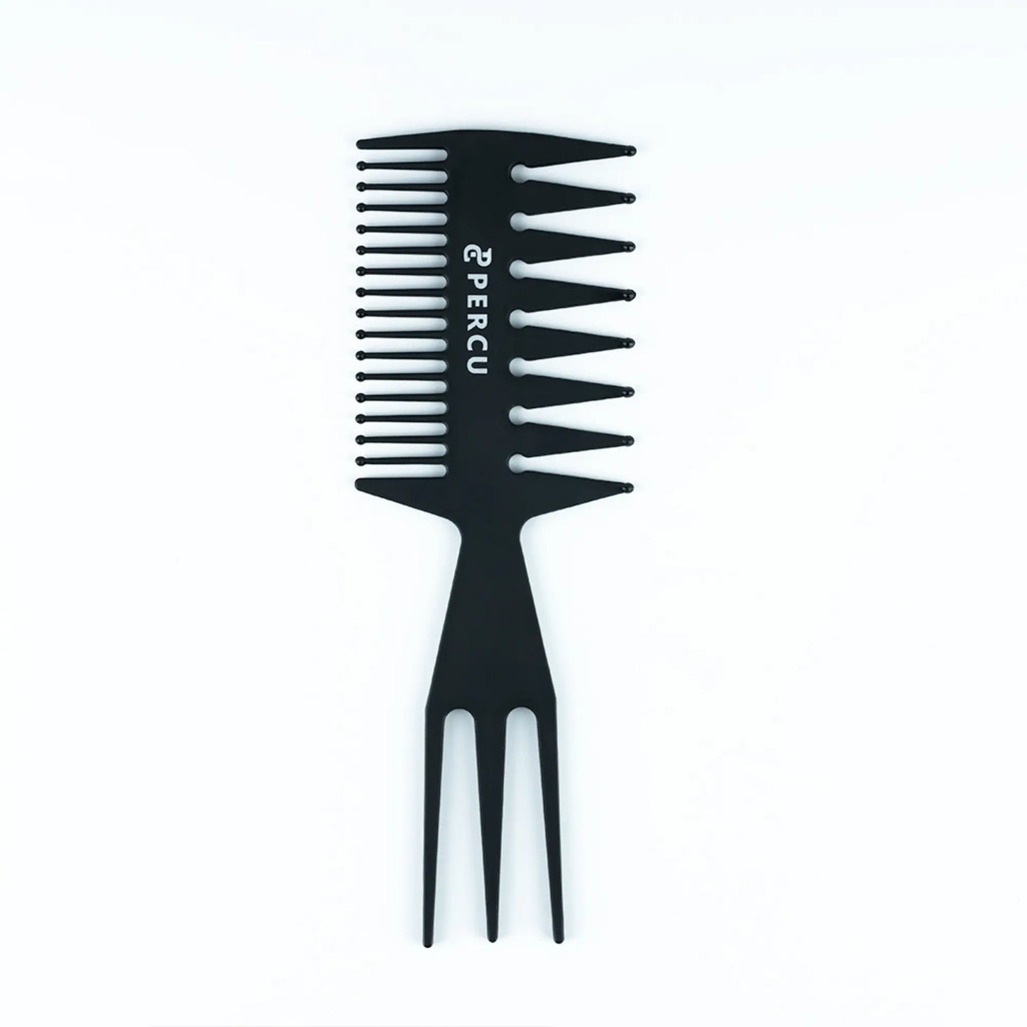 Percu Carbon Wide Tooth Comb #PC-034 Vip Barber Supply