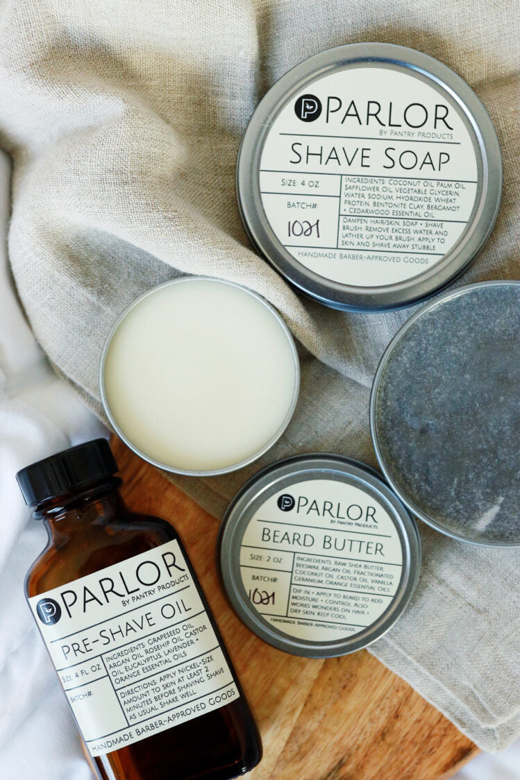Parlor by Pantry - Beard + Mustache Butter | Beard Control Balm Pantry Products