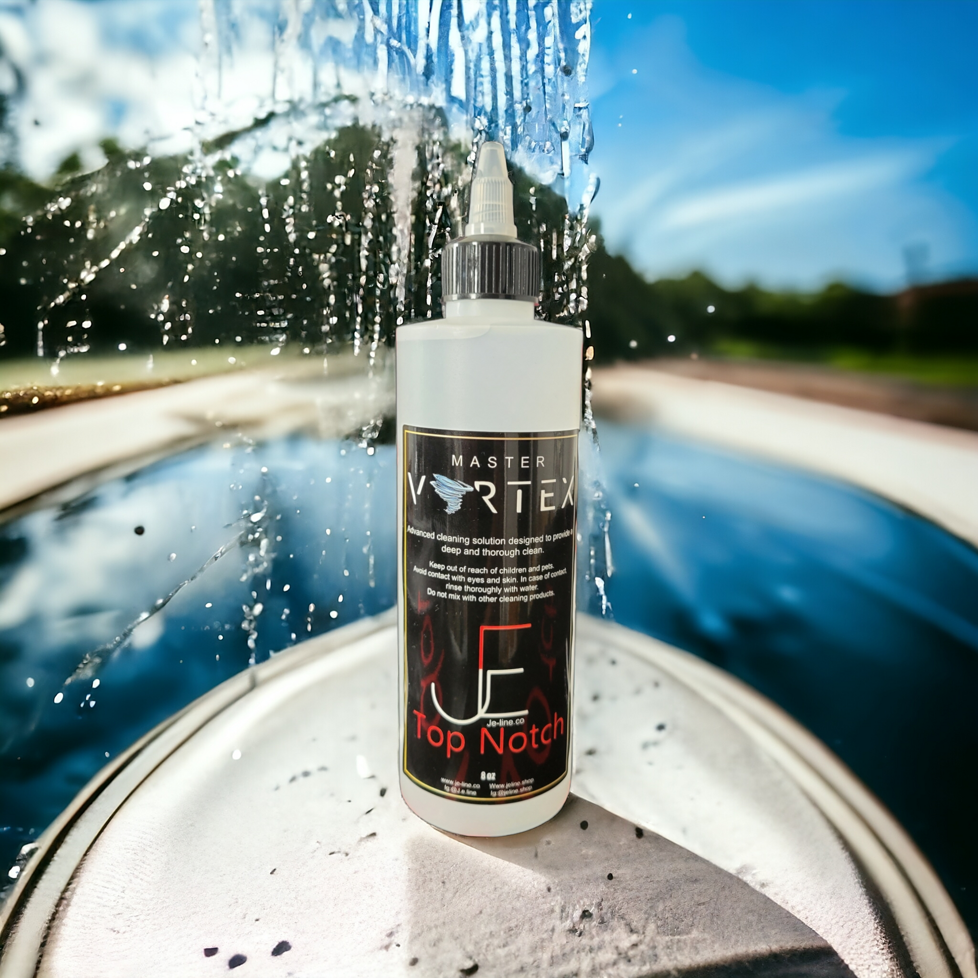 Airbrush Cleaner Vortex – Professional Barber Airbrush Cleaning Solution J.E-LINE LLC