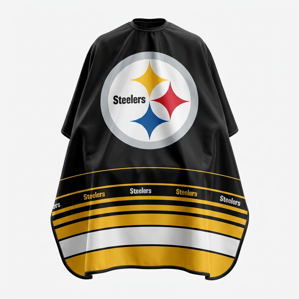 Pittsburgh Steelers Barber Cape myteamcape