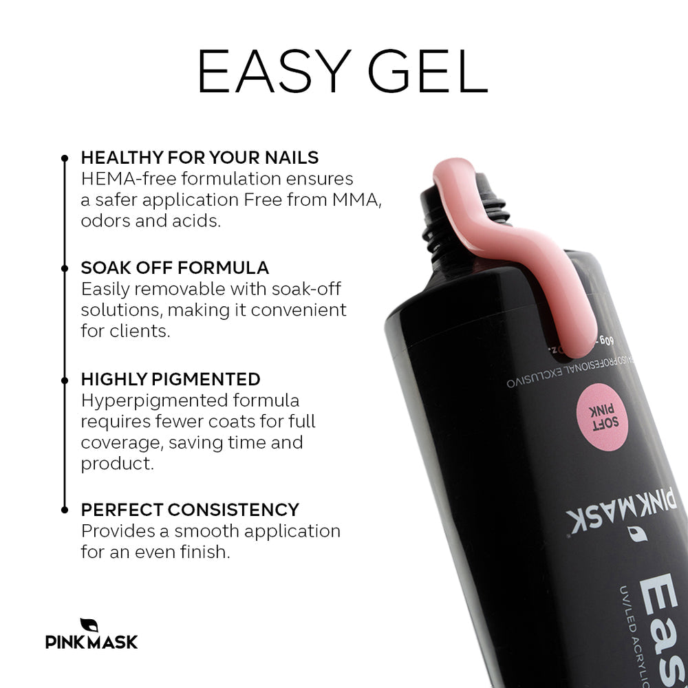 Easy Gel - Crystal - 2 oz Lunali Nail Supply