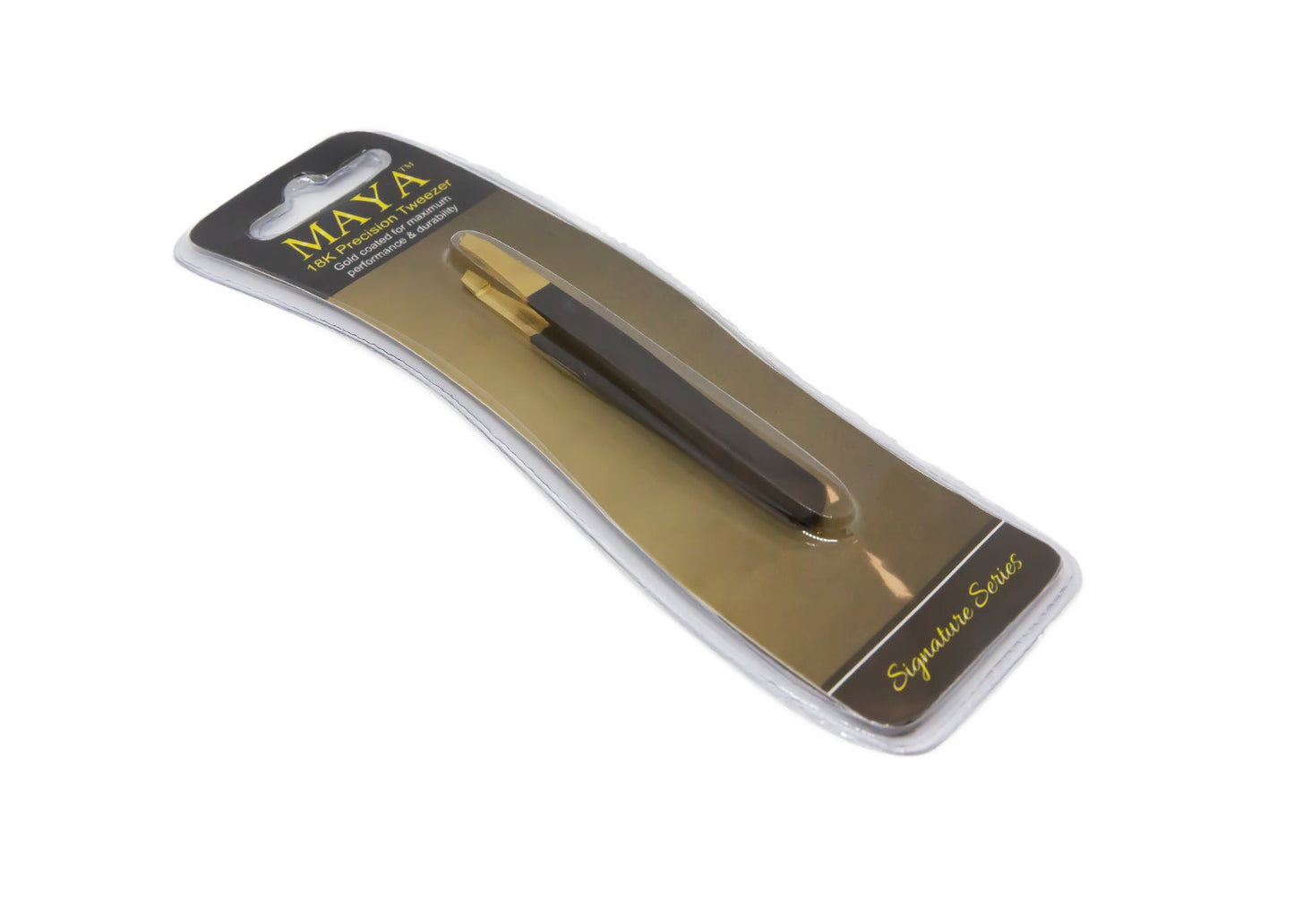 18K Slant Tweezer